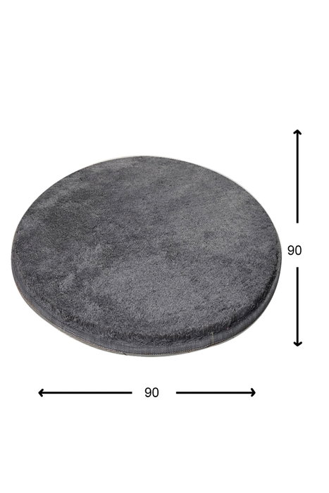 Conceptum Milano - Fume, Alfombra de Acrílico de 90 cm
